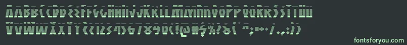 Antikytheragrad Font – Green Fonts on Black Background