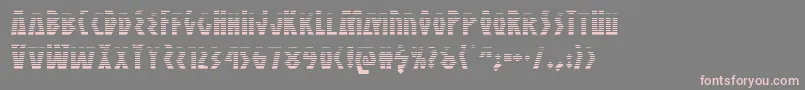 Antikytheragrad Font – Pink Fonts on Gray Background