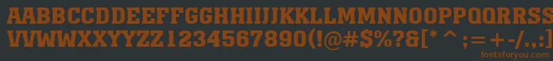 fuente AMonumentotitulBold – Fuentes Marrones Sobre Fondo Negro