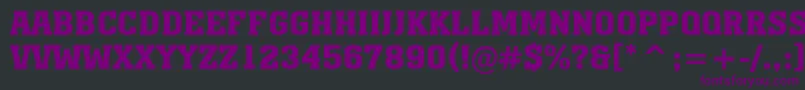 AMonumentotitulBold Font – Purple Fonts on Black Background