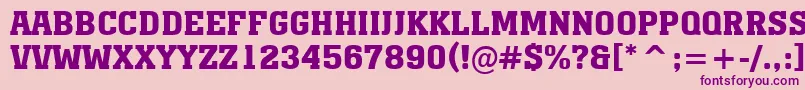 AMonumentotitulBold Font – Purple Fonts on Pink Background