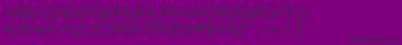 HuelicL Font – Black Fonts on Purple Background