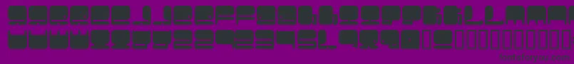 Plumbum-fontti – mustat fontit violetilla taustalla