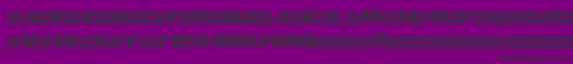Righttrack Font – Black Fonts on Purple Background
