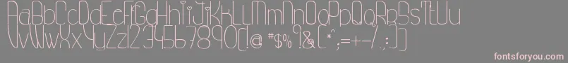 MyPrincessLikeAFrog Font – Pink Fonts on Gray Background