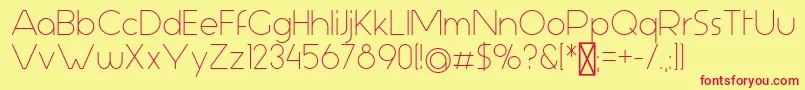 More about Aspergit Font Aspergit Font – Red Fonts on Yellow Background