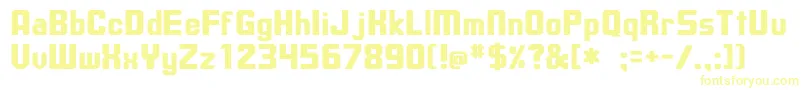 Подробнее о шрифте UpsilonBold Шрифт UpsilonBold – жёлтые шрифты