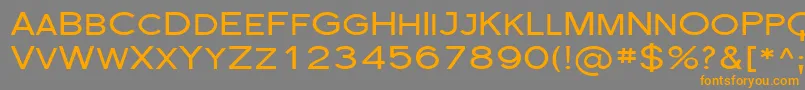 More about FlorencesansScExp Font FlorencesansScExp Font – Orange Fonts on Gray Background