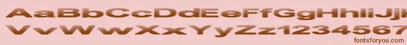 PhilteredPhont Font – Brown Fonts on Pink Background