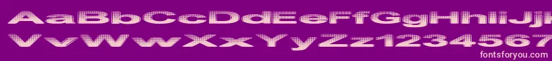 PhilteredPhont Font – Pink Fonts on Purple Background