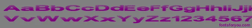 PhilteredPhont Font – Purple Fonts on Gray Background