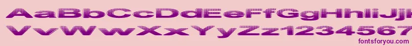 PhilteredPhont Font – Purple Fonts on Pink Background