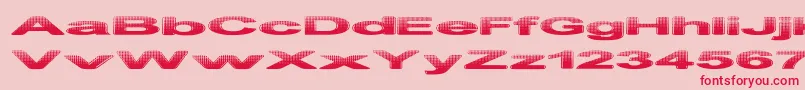 PhilteredPhont-Schriftart – Rote Schriften auf rosa Hintergrund