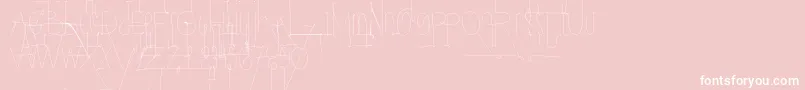 Yolasm Font – White Fonts on Pink Background