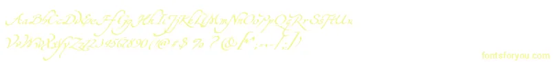 YevidaPotens-Schriftart – Gelbe Schriften