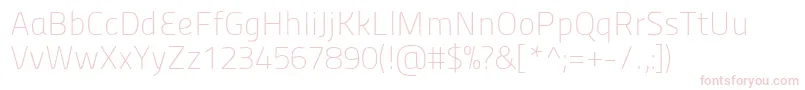 Panefresco1wtregular Font – Pink Fonts on White Background