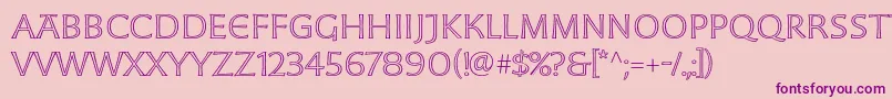 fuente MoonglowLightext – Fuentes Moradas Sobre Fondo Rosa