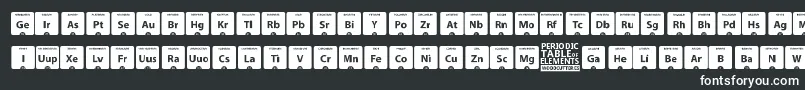 PeriodicTableOfElements Font – White Fonts