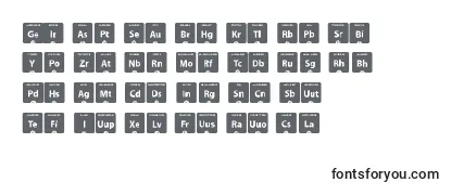 PeriodicTableOfElements Font