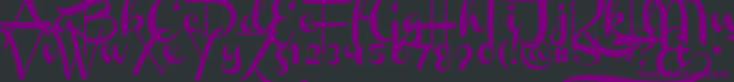 More about Channel Font Channel Font – Purple Fonts on Black Background