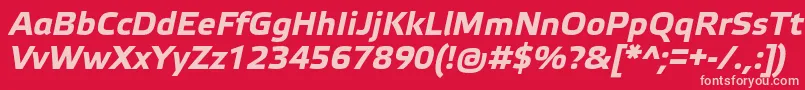 Más sobre la fuente ElektraTextProBoldItalic fuente ElektraTextProBoldItalic – Fuentes Rosadas Sobre Fondo Rojo