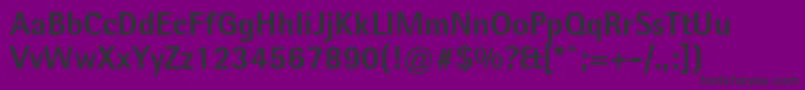 フォントLibreSemisansBlackSsiExtraBold – 紫の背景に黒い文字