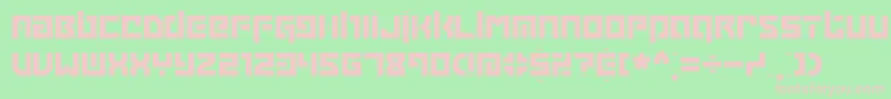 GrappleBrk Font – Pink Fonts on Green Background