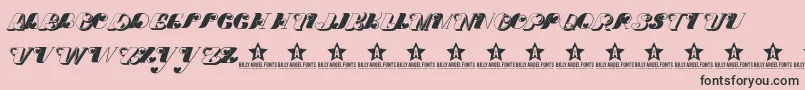 More about DoveloveTrial Font DoveloveTrial Font – Black Fonts on Pink Background
