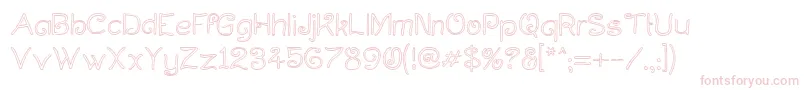 CurlmudgeonHollow Font – Pink Fonts