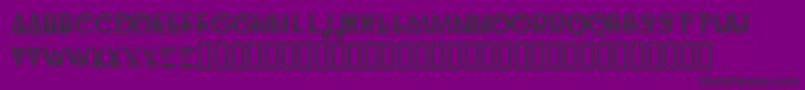 KrAlongCameASpider Font – Black Fonts on Purple Background