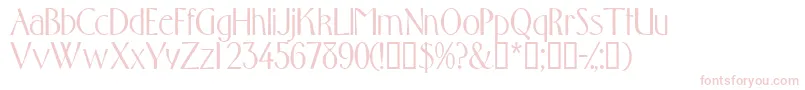 Toquedisplayssk Font – Pink Fonts on White Background