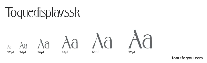 Toquedisplayssk Font Sizes