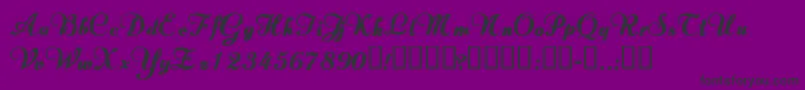 ValletortsskBold Font – Black Fonts on Purple Background