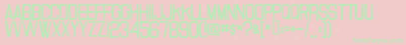 20000dollarbail Font – Green Fonts on Pink Background