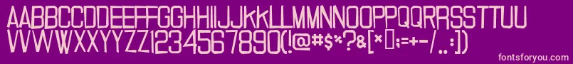 20000dollarbail Font – Pink Fonts on Purple Background