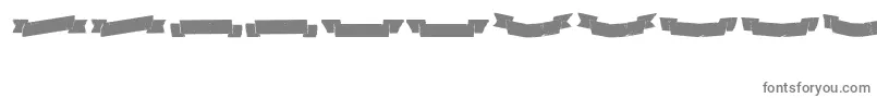 Adhesivenrsevenbanners-Schriftart – Graue Schriften