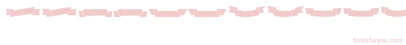 Adhesivenrsevenbanners Font – Pink Fonts on White Background