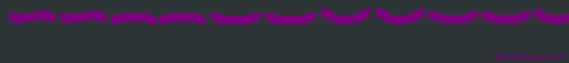 Adhesivenrsevenbanners Font – Purple Fonts on Black Background