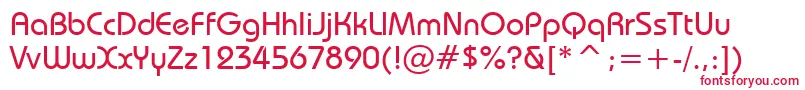 BauhausMediumBt Font – Red Fonts