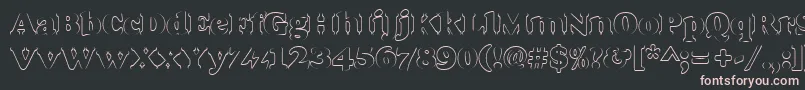 Goudyheaoutp Font – Pink Fonts on Black Background