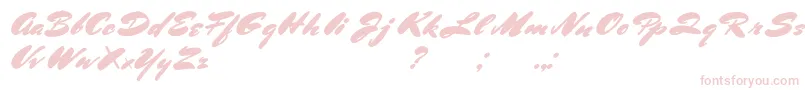 BluelminRonald Font – Pink Fonts on White Background