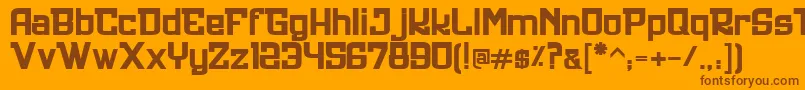 Подробнее о шрифте Ultrastyle1312 Шрифт Ultrastyle1312 – коричневые шрифты на оранжевом фоне