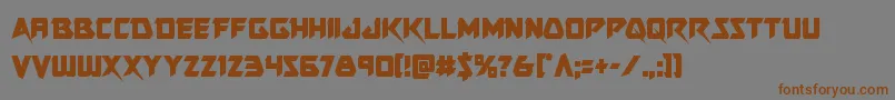 More about Skirmishercond Font Skirmishercond Font – Brown Fonts on Gray Background