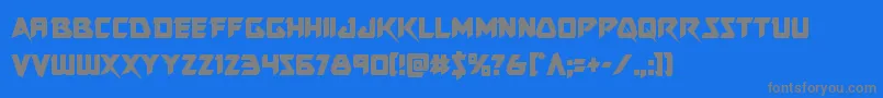 Шрифт Skirmishercond – серые шрифты на синем фоне