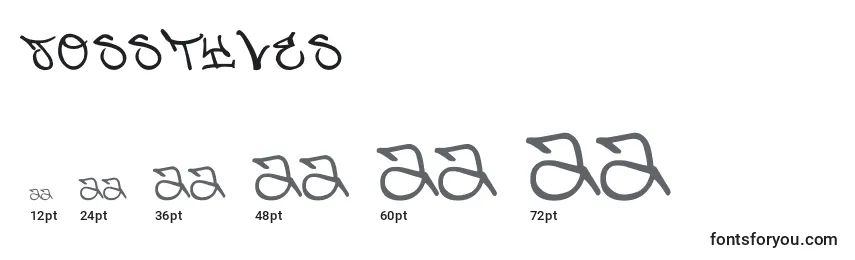 JosStyles Font Sizes