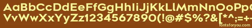 More about MetrosantRegular Font MetrosantRegular Font – Yellow Fonts on Brown Background