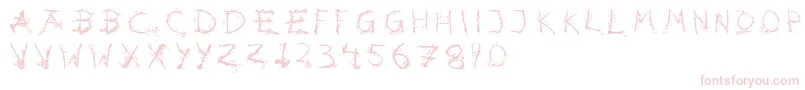 Шрифт Hotsblots – розовые шрифты на белом фоне
