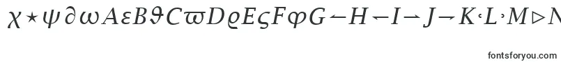 MathItalic-Schriftart – Schriften für Like