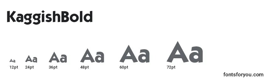 KaggishBold Font Sizes