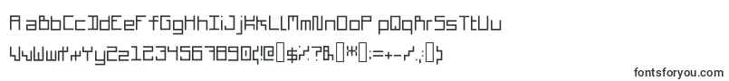 Cubiccoremono-Schriftart – Schriften für KOMPAS-3D